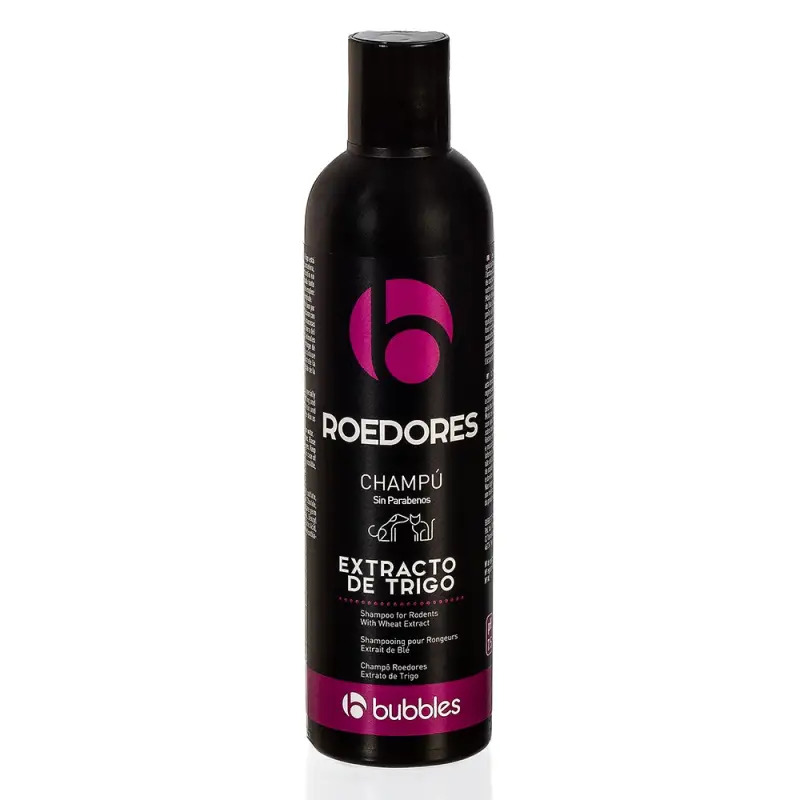 Bubbles - Shampoo P/ Roedores extrato Trigo 250 Ml Bubbles Bubbles - Shampoo P/ Roedores extrato Trigo 250 Ml Bubbles
