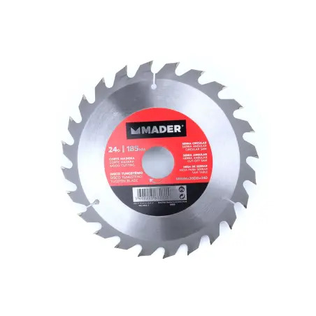 Disco Tungsténio Corte Madeira 185mm 24d   MADER POWER TOOLS - 1230150043