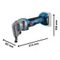 Roedora sem fio - GNA 18V-16 E Professional 0601529600 Bosch