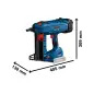 Pistola de pregos pneumática sem fio - GNB 18V-38 + caixa de cartão Professional 06019L7000 Bosch