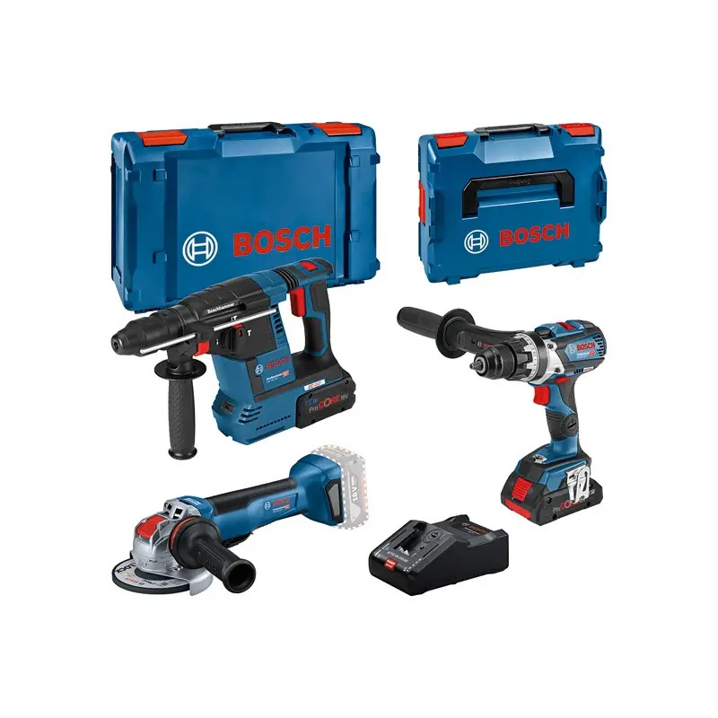 Gsr+ Gwx+ Gbh 18v 1x4.0ah 1x8ah Bosch