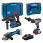 Gsr+ Gwx+ Gbh 18v 1x4.0ah 1x8ah Bosch