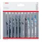 Set Calar Blíster: Wood+metal: 10 Uds Bosch