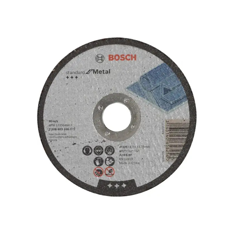 Disco abrasivo PRO Metal, 125 x 2,5 x 22,23 mm 2608603166 Bosch Disco abrasivo PRO Metal, 125 x 2,5 x 22,23 mm 2608603166 Bosch