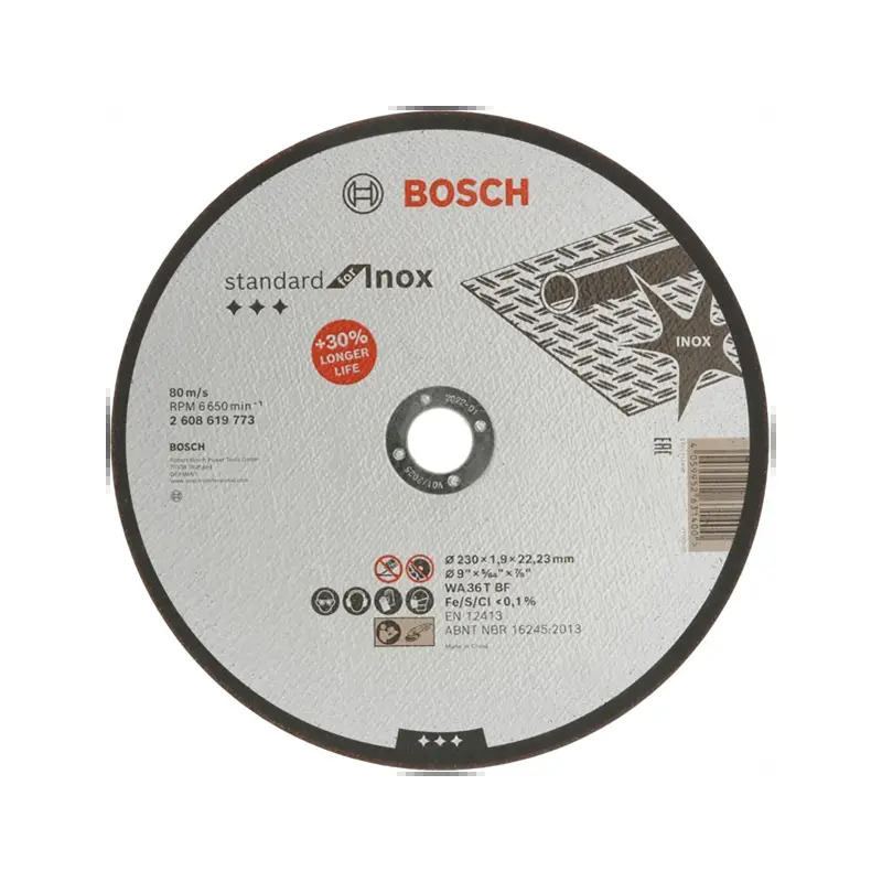Disco abrasivo PRO Stainless Steel and Metal, 230 x 1,9 x 22,23 mm 2608619773 Bosch