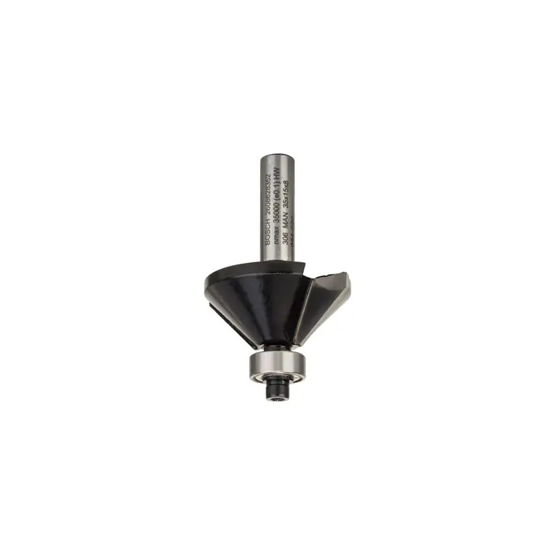 Fresa de chanfrar, 8 mm, B 11 mm, L 14,7 mm, G 56 mm, 45 ° 2608628352 Bosch Fresa de chanfrar, 8 mm, B 11 mm, L 14,7 mm, G 56 mm, 45 ° 2608628352 Bosch