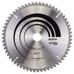 Disco De Serra Op Wo B 254x30-60 Bosch - 1220684207