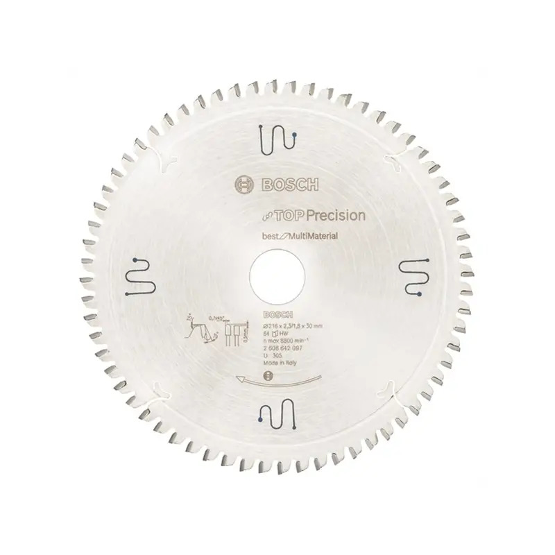 Disco de serra circular Top Precision Best for Multi Material 2608642097 Bosch Disco de serra circular Top Precision Best for Multi Material 2608642097 Bosch