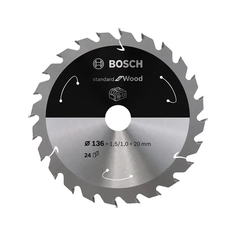 Lâmina de serra circular PRO Wood cordless, 136 x 1,5 x 20 mm 2608837668 Bosch Lâmina de serra circular PRO Wood cordless, 136 x 1,5 x 20 mm 2608837668 Bosch