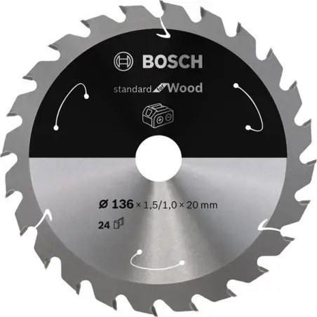 Standard Wood 136x20x24d:cl Bosch - 1220684235