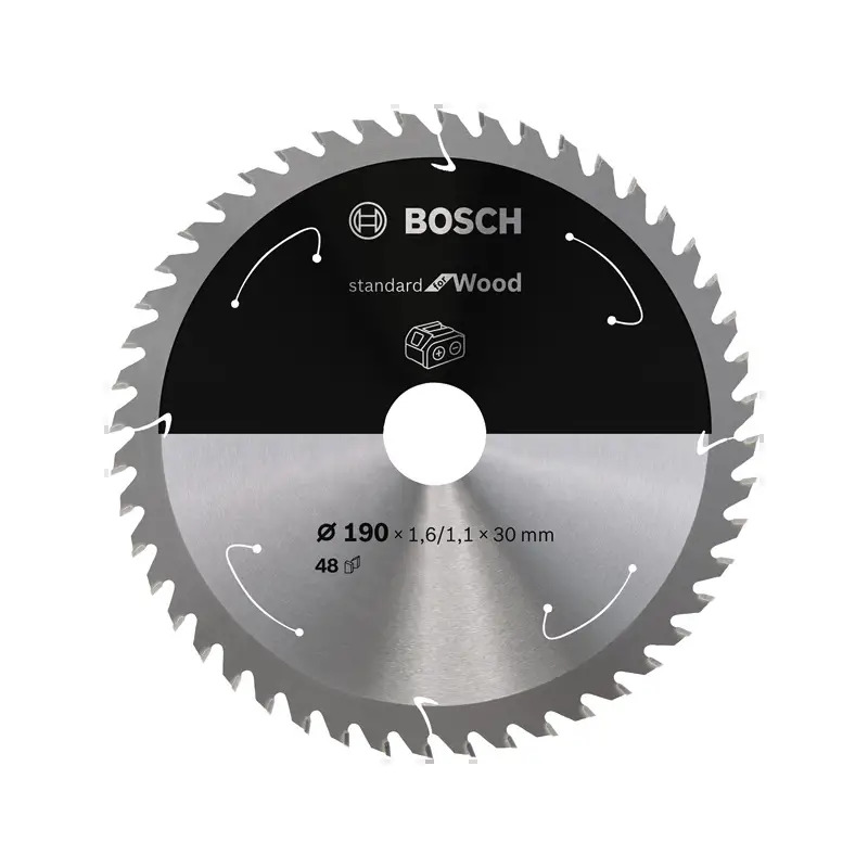 Lâmina de serra circular sem fios PRO Wood cordless, 190 x 1,6 x 30 mm 2608837710 Bosch