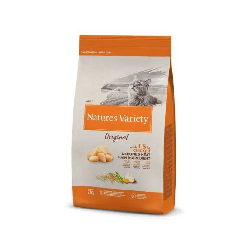 Ração Seca para Gato Original Frango 1,25kg Natures Variety Ração Seca para Gato Original Frango 1,25kg Natures Variety