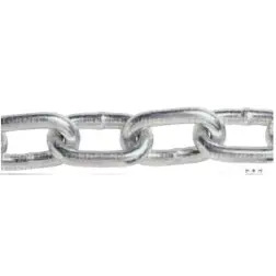 Corrente Zincada DIN 5685A 5mm 1Kg Valpec - 1020050029