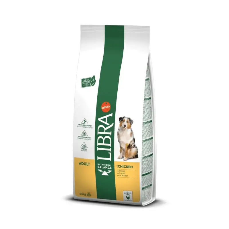 Ração Seca Adult Cão com Frango 14kg Libra