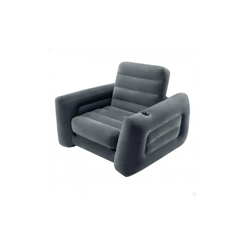 Poltrona Cama Insuflável Pul Out 117x224x66cm 66551 Intex Poltrona Cama Insuflável Pul Out 117x224x66cm 66551 Intex