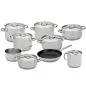 Conjunto Trem de Cozinha de 9 Peças Low Cost A em Aço Inoxidável Silampos