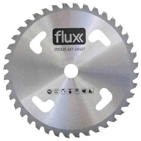 Disco Diamante Mato/Erva 40 Dentes Flux - 1230170066