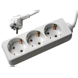 Tomada Tripla com Terra 3G1 10/16A Cabo de 1,5mt 1301 Cyllux - 1330190029