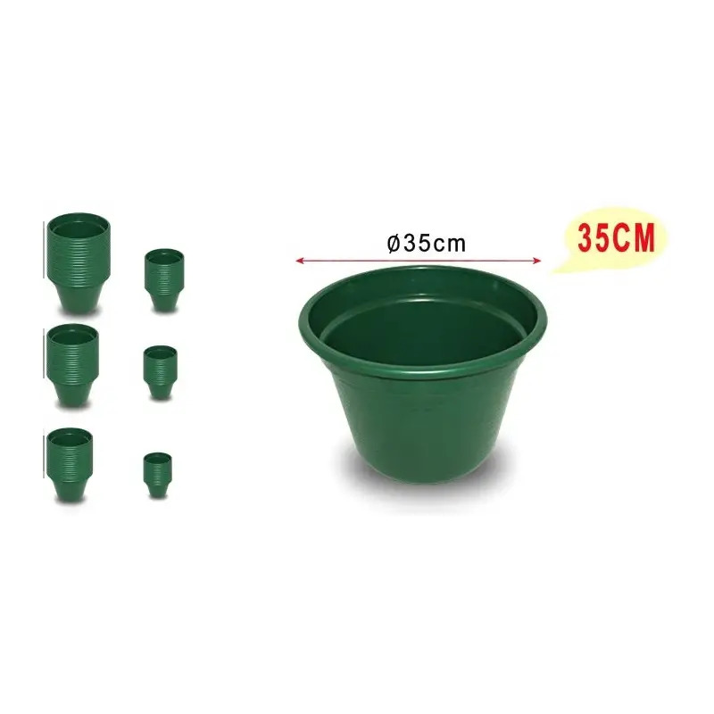 Vaso Plástico Sino 35cm Valpec