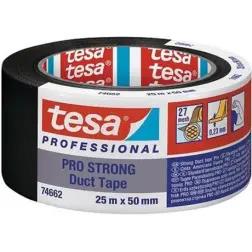 Rolo de Fita Adesiva Americana Professional Strong 25mm x 50mt 74662 Tesa - Preto - 1120040155