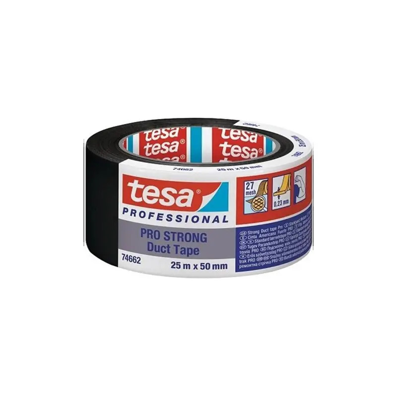 Rolo de Fita Adesiva Americana Professional Strong 25mm x 50mt 74662 Tesa