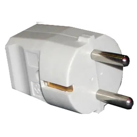 Ficha Macho com Terra Saída Direita 10/16A 6144 Cyllux - 1330070045