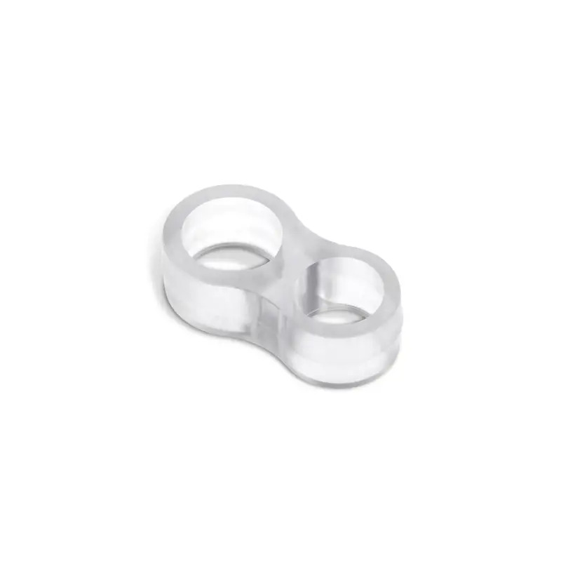 Batente Duplo 1,3x1,8cm Transparente Pack 2un para Portas Rei Batente Duplo 1,3x1,8cm Transparente Pack 2un para Portas Rei