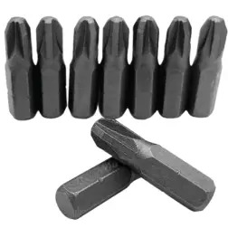 Conjunto 10 Bits Pozidrive - 1x25mm - 1250860056