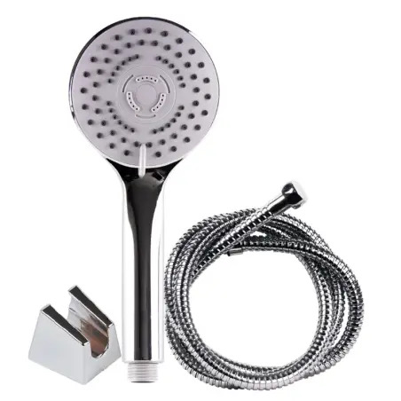 Conjunto Chuveiro 3 Funções+Bicha 1,50mt+Suporte Flux - 1510060047