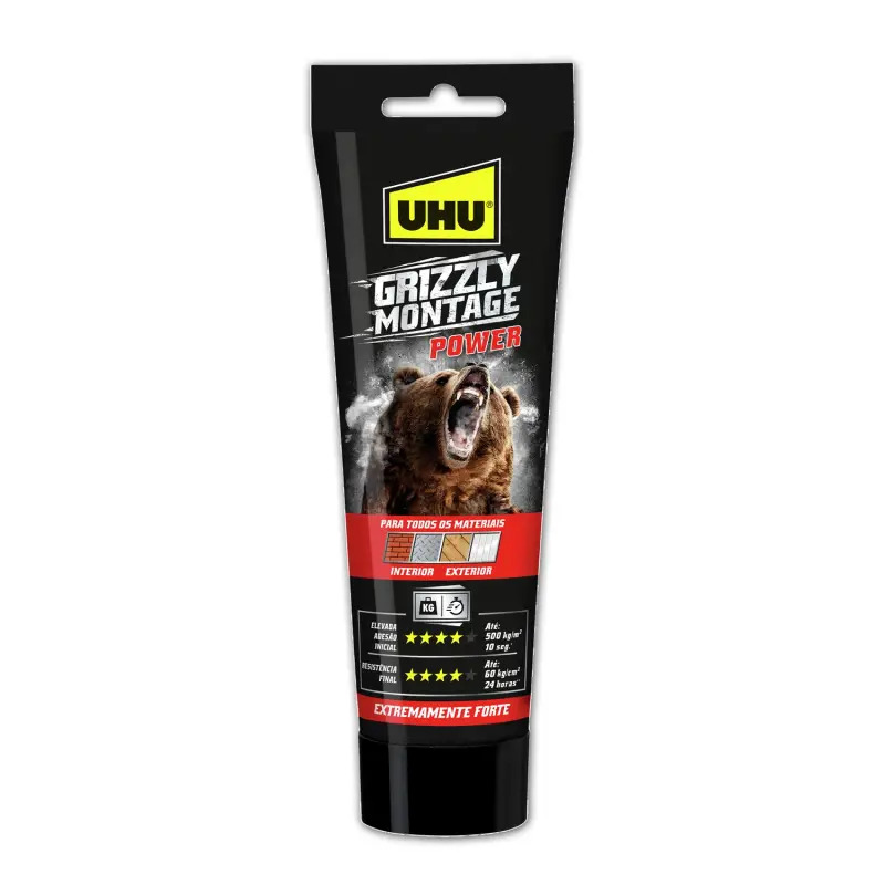 Cola de Montagem Grizzly Montage Power 250gr UHU