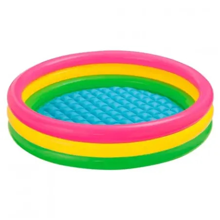 Piscina Redonda Insuflável 3 Argolas para Crianças Intex 114x25cm - 1180100072