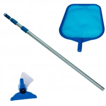 Kit de Limpeza de Piscinas Cabo Telescópico 239cm 28002 Intex - 1670110010