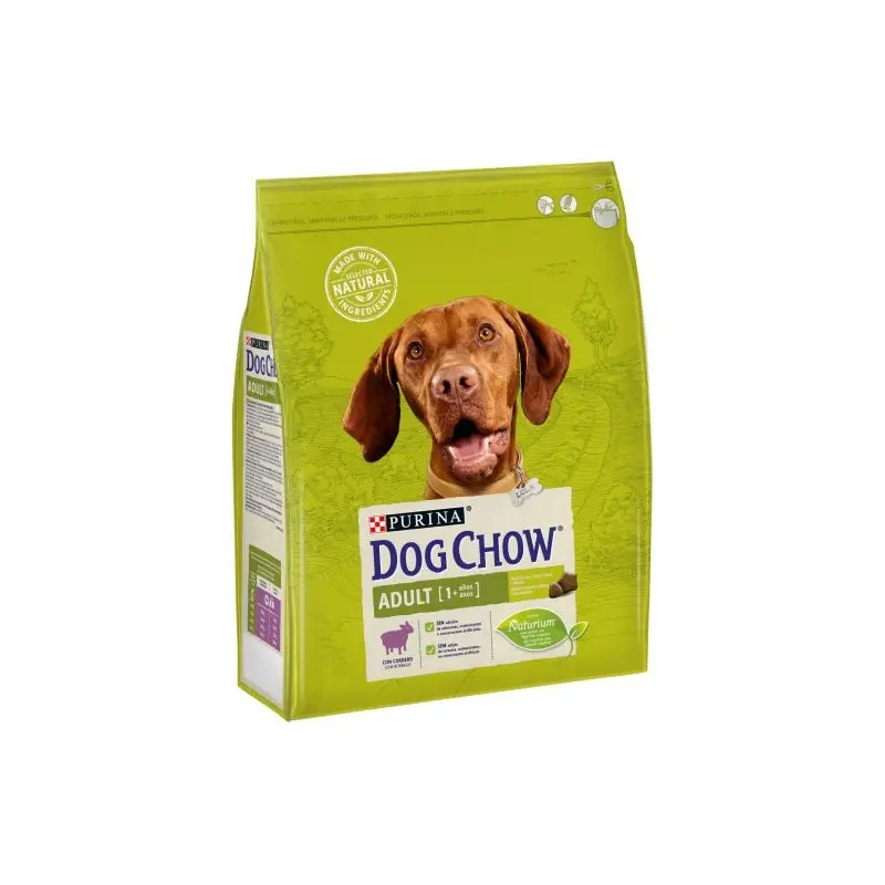 Ração Seca para Cão Adulto Dog Chow Adult com Cordeiro e Arroz 14kg Purina