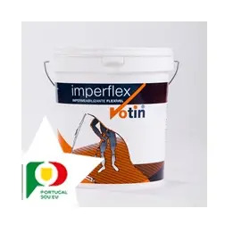 Impermeabilizante Imperflex Fibras 1lt Vouga Tintas - Branca - 1370050060