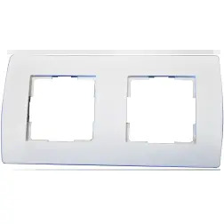 Moldura Dupla Branca Bali 602330 Electraline - 1330190053