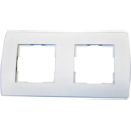 Moldura Dupla Branca Bali 602330 Electraline - 1330190053