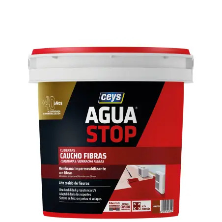 Impermeabilizante Cinzento AguaStop Borracha Acrilica 5Kg Ceys - 1450050013