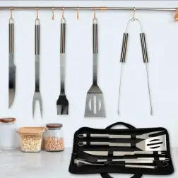 Estojo de Utensílios para Barbecue Pack 5un 52981 Aktive #1 - 1090110002