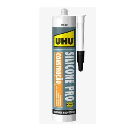 Silicone Preto Pro Universal CQ 280ml UHU - 1450080181