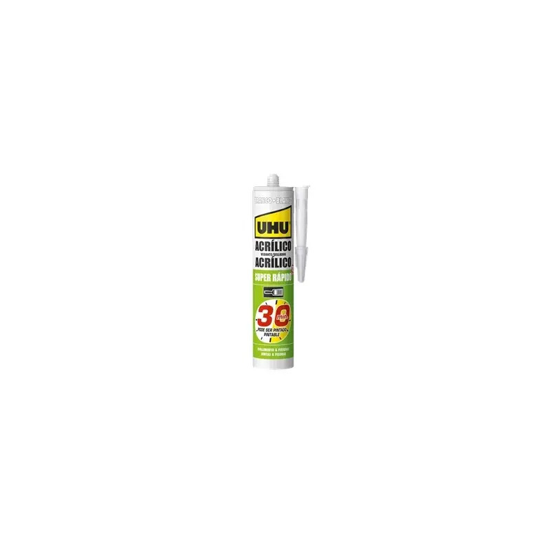 Acrílico Super Fast Branco 280ml UHU