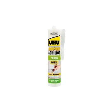 Super Acrílico Pintável Branco 300ml UHU - 1450080154