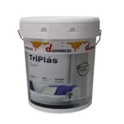 Tinta Plástica Branca Triplas Divercol - 15L - 1370350002