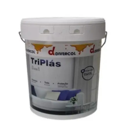 Tinta Plástica Branca Triplas Divercol - 15L - 1370350002