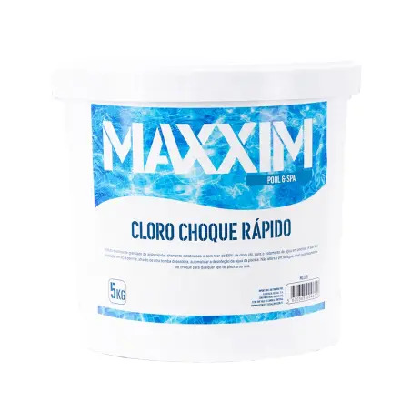 Cloro Choque Granulado 5Kg para Piscinas Maxxim - 1670010025