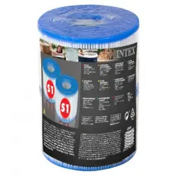 Filtro para Bomba deFiltragem para Piscina Pack 2un 29001 Intex - 1040100138