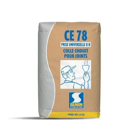 Enduído para Gesso Cartonado CE78  8H Semin - 25kg - 1320270015