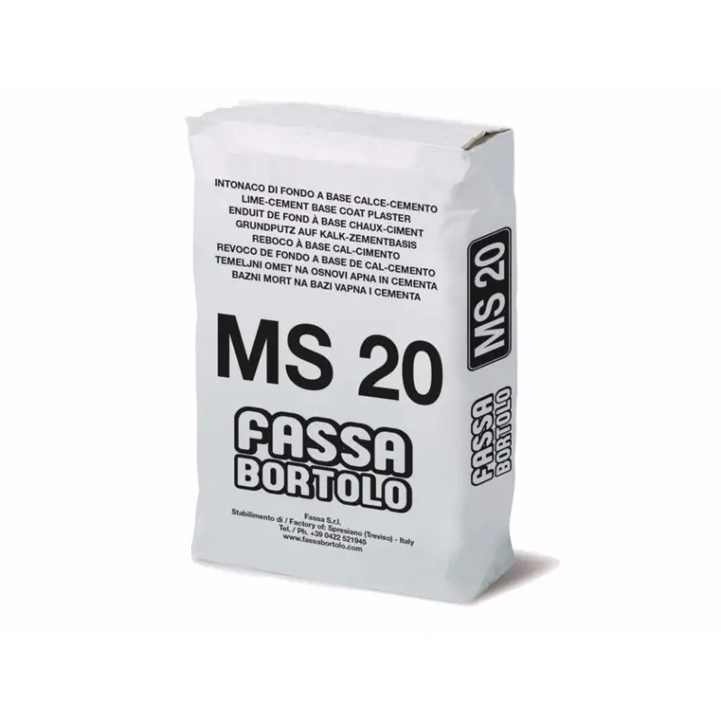 Reboco Interior MS20 25kg Fassa Bartolo