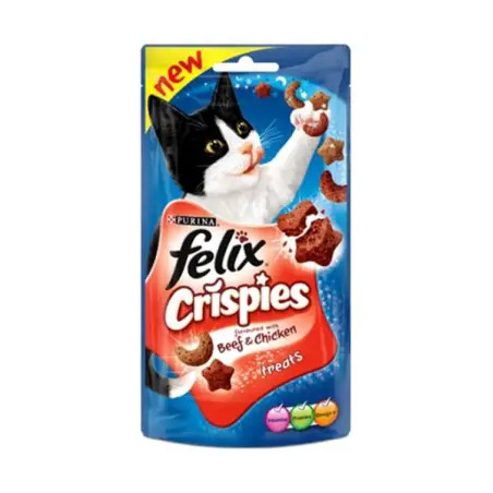 Snacks para Gato Felix Crispies com Frango 45gr Purina - 1540260005