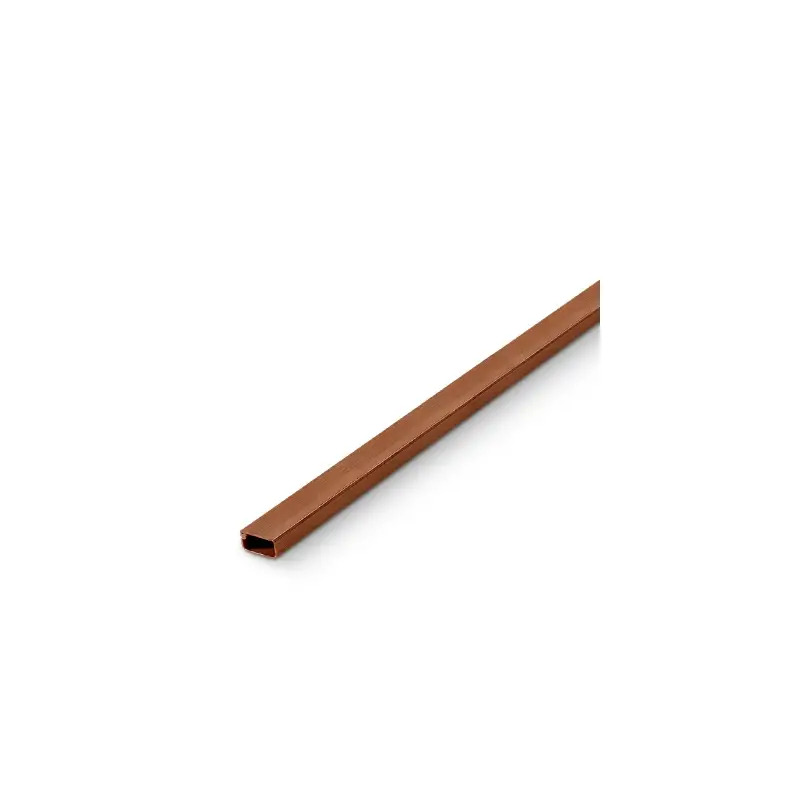 Calha Técnica Adesiva Mogno 12x7mm para Cabo Inofix
