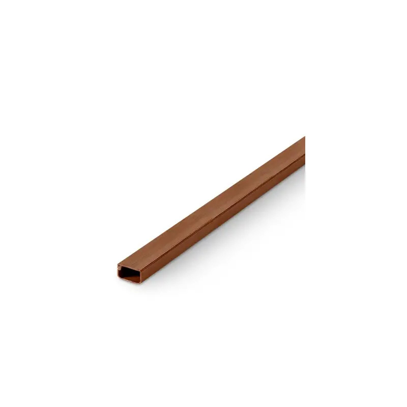 Calha Técnica Adesiva Mogno 16x10mm para Cabo Inofix